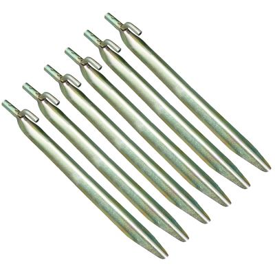 2. High Peak V-Peg steel tent pegs with hooks, 6 pcs., 42209