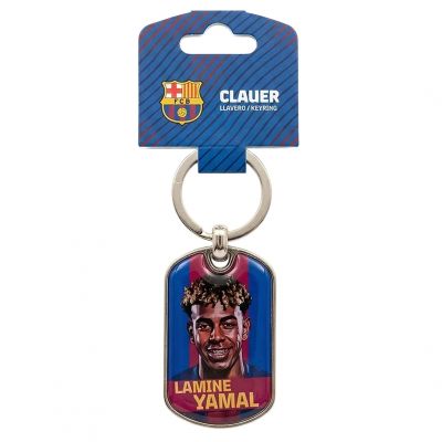 5. FC Barcelona Lamine Yamal keychain original licensed BLL7100