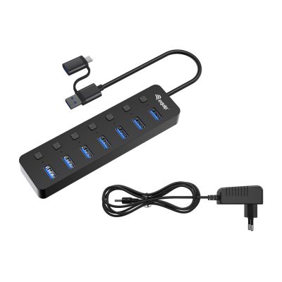 2. Equip 128965 USB 3.2 Gen 1 (3.1 Gen 1) Type-A 5000 Mbit/s Hubs and Hubs Black