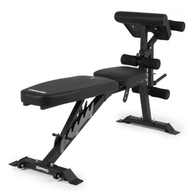 5. ZIPRO SUPERSET Adjustable Workout Bench Adjustable Backrest Adjustable Seat Gym, Home Black