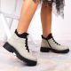 3. Waterproof, Comfortable Beige Women’s Insulated Ankle Boots Rieker Y3163-60