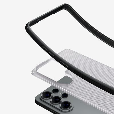 9. Nillkin Super Frosted Shield Pro Magnetic Case Compatible with MagSafe for Samsung Galaxy S26 - Translucent Black