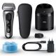 2. Braun Series 8 8567cc Foil Shaver Trimmer Black, Silver
