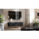 3. 3D TV cabinet PALAZZO BIS 151x40x60 black matt