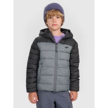 Boy's down jacket with synthetic filling 4F 4FJRAW25TDJAM0770-25S