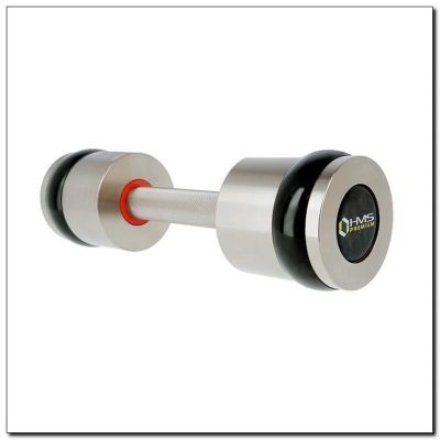 4. Chrome dumbbells 2x8 kg silicone elements HMS Premium HH08