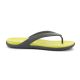 4. CROCS COAST FLIP SLATE GRAY/CITRUS 212035-0GG