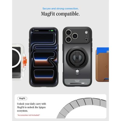 6. Spigen Ultra Hybrid MagSafe Case for iPhone 18 Pro Max / 17 Pro Max - Black