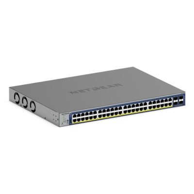 11. Switch Netgear GS752TXPv3 52p PoE 380W (PoE+: 48p) Managed Gigabit/10G
