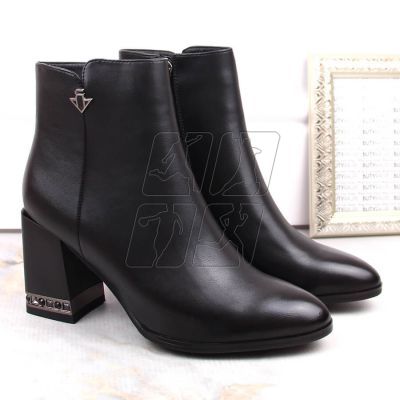 5. Insulated ankle boots with cubic zirconia Fillippo W PAW491, black