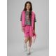 4. Girls' boxy T-shirt with print 4F 4FJRAW26TTSHF4239-22S