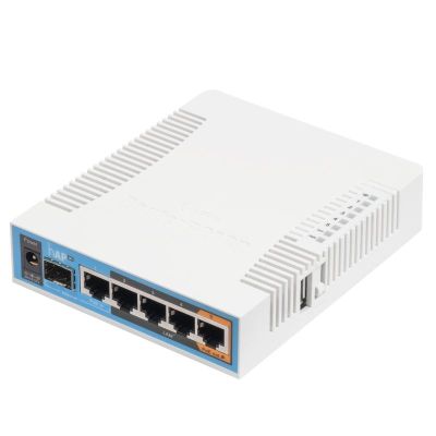 MikroTik RB962UiGS-5HacT2HnT PoE Router hAP ac 500 Mbit/s White