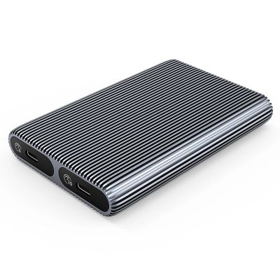2. Orico AM2C3-2SN Dual Drive Enclosure for Two M.2 SATA+NVMe Drives, USB-C 3.2, 6Gb/s / 10Gb/s – Grey