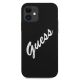 3. Guess GUHCP12SLSVSBW iPhone 12 mini 5.4" black and white hardcase Silicone Vintage