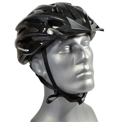 62. DUNLOP MTB BLACK ADJUSTABLE CYCLING HELMET R. L (58-61CM)