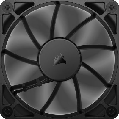 2. Corsair RS120 12 cm Fan, Black, 3-Pack