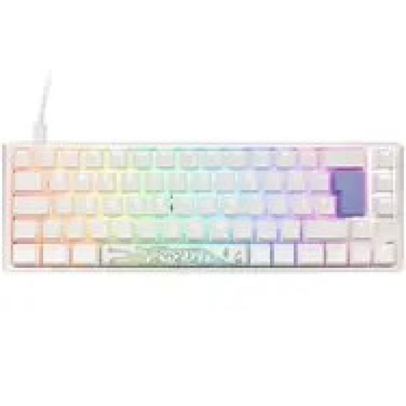 11. Ducky One 3 Classic Pure White SF Gaming Keyboard USB German White