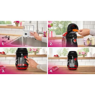 7. Bosch Tassimo coffee machine red (TAS103E)