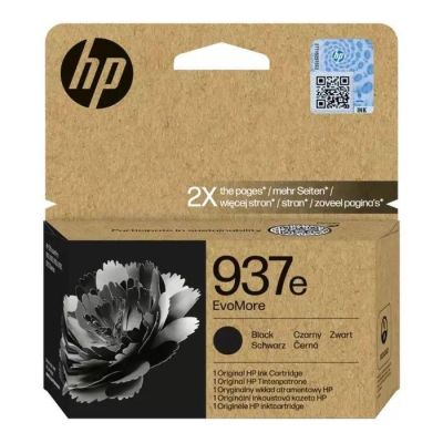 8. HP Original Black Ink Cartridge 937e EvoMore