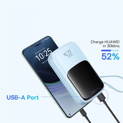 10. Baseus Qpow Pro+ 22.5W 10000mAh USB-C Power Bank - Blue