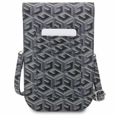 5. Guess Handbag GUWBHGCFSEK black/black GCube Stripe