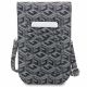 5. Guess Handbag GUWBHGCFSEK black/black GCube Stripe
