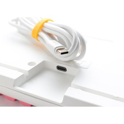 3. Ducky One 3 Gossamer Pink Gaming Keyboard USB US English Pink, White