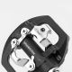 4. Rockbros M108 Nylon Half-Lock Double-Sided Bicycle Pedals - Black