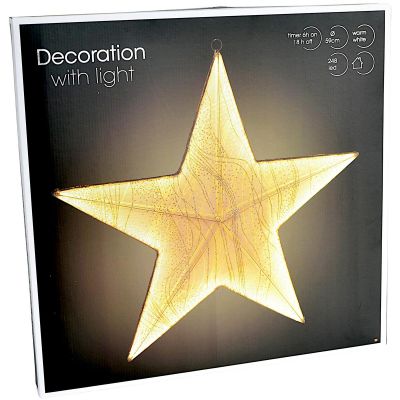 7. STAR LIGHT DECORATION 59x59CM 248LED
