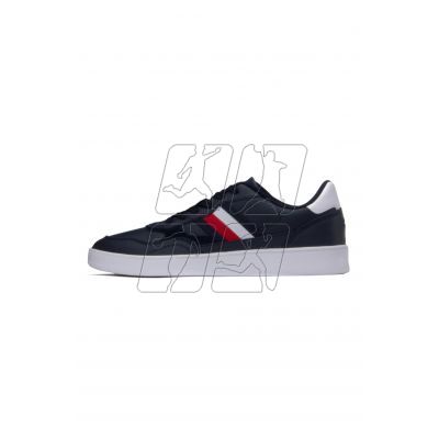 2. Tommy Hilfiger Court Cupsole Retro Lth Stripes shoes M FM0FM04828 DW5