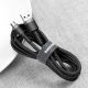 8. Baseus Cafule Cable CAMKLF-CG1 USB-A / micro USB 1.5A 2 m - black-gray