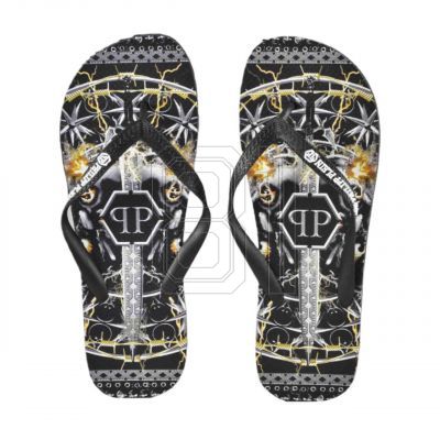 4. Philipp Plein M IMPS901 men&#39;s flip-flops