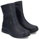 12. Rieker L7760-00 women's waterproof black ankle boots