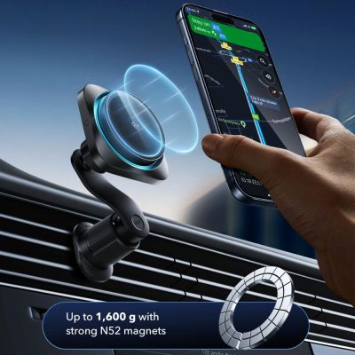3. ESR OmniLock Qi2.2 Magnetic MagSafe Car Air Vent Mount - Black