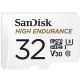 High Endurance microSDHC 32GB V30 with adapter (recorders and monitoring)