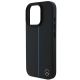 6. Mercedes MB Blue Line Leather MagSafe iPhone 16 Pro Case - Black
