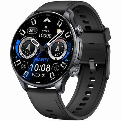 5. Smartwatch Gravity Black Strap + Bracelet GT35-2