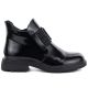 2. Women's black patent leather ankle boots M.Daszyński MR2501