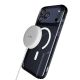 5. Puro Impact Clear D3O TPU+PC Case Compatible with MagSafe for iPhone 17 Pro - Transparent
