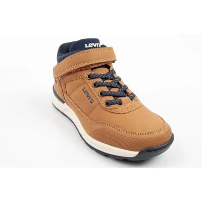 2. Levi's Sierra children's high-top brown sports shoes with velcro