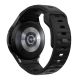 2. Tech-Protect Silicone Line Strap for Samsung Galaxy Watch 4 / 5 / 5 Pro / 6 / 7 / FE - Black