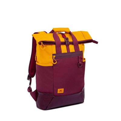 Rivacase 5321 15.6" 25L Laptop Backpack Burgundy-Yellow