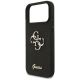 6. Guess Fixed Glitter Big 4G Case for iPhone 17 Pro Max / 18 Pro Max - Black