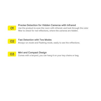 25. Baseus Heyo hidden camera detector white (FMHY000002)