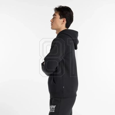 8. New Balance Sport Graphic Fleece Hoodie BK M MT51941BK