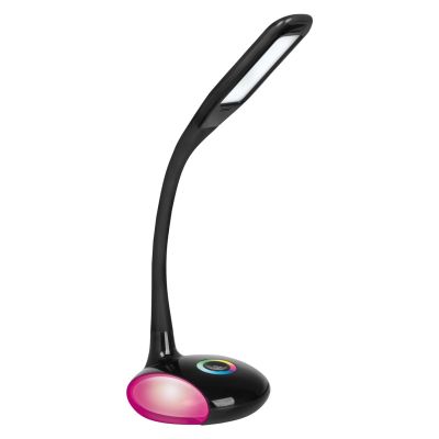 2. Modern multi-color RGB LED desk lamp Activejet VENUS RGB black with night light function