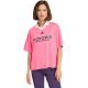 7. Adidas Tiro Q4 women's t-shirt pink JN2747