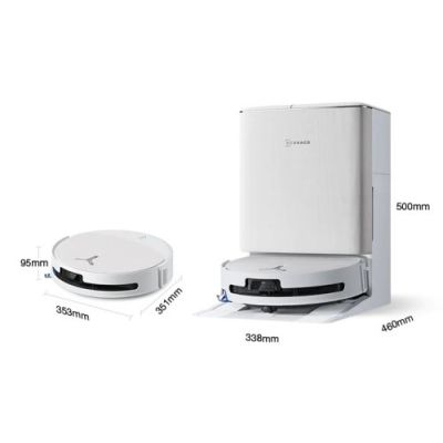 2. Ecovacs Deebot T90 Omni white robot vacuum cleaner