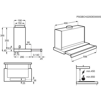 42. ELECTROLUX LFP616X hood