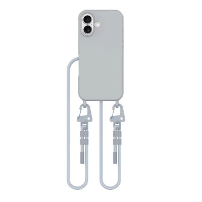 2. Tech-Protect MagNecklace MagSafe iPhone 16 Case - Gray